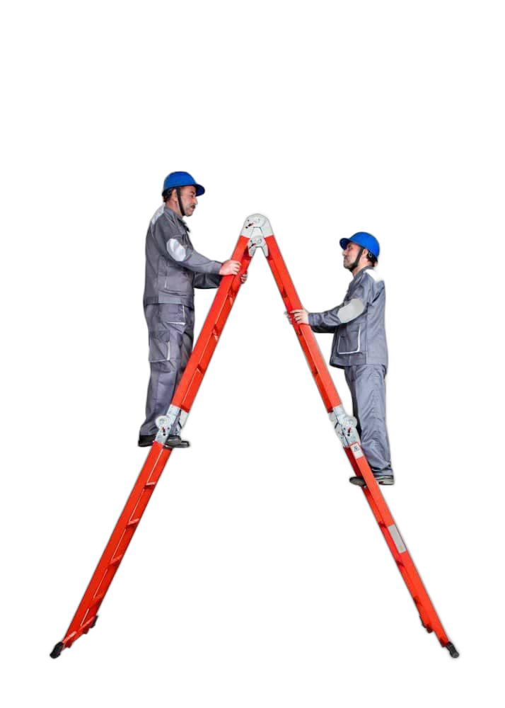 نردبان آلومینیومی مدل آسان ساز تک مفصله