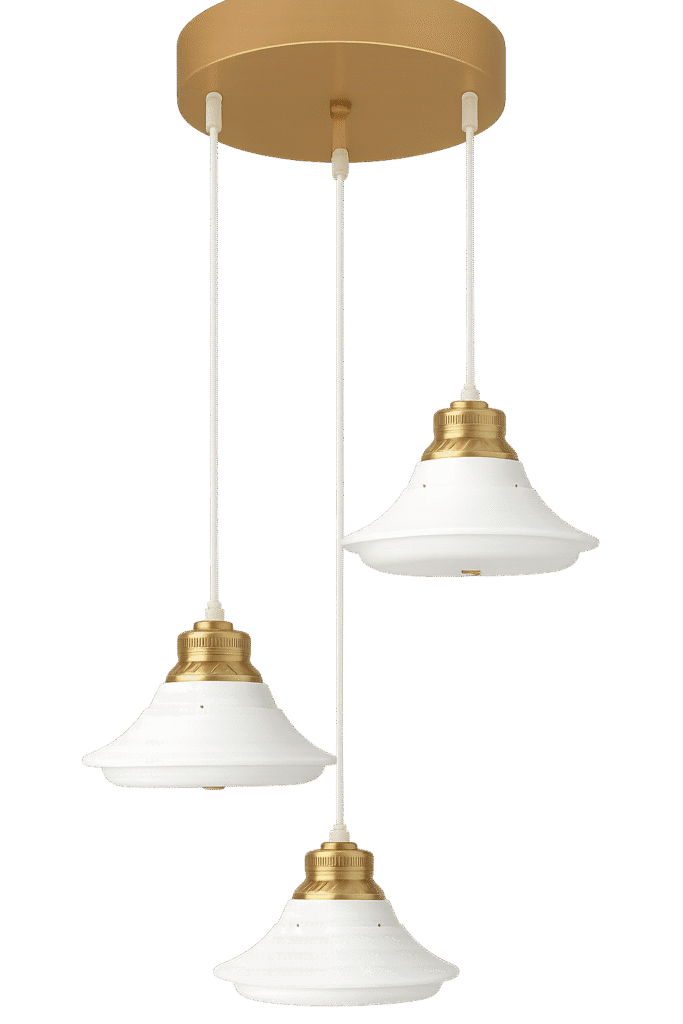 چراغ آویز اورانوس پلاس سه شعله