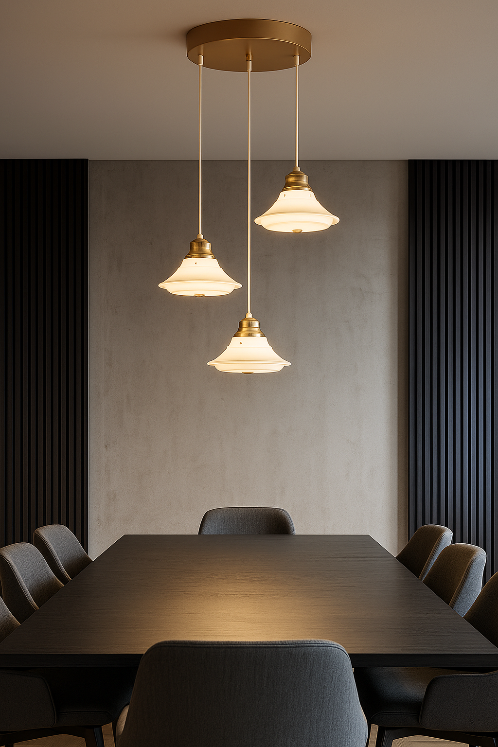 چراغ آویز اورانوس پلاس سه شعله